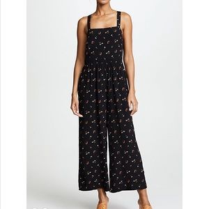 Madewell Smocked Crop Jumpsuit - Brand New!